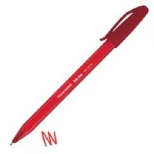 image of Paper Mate InkJoy 100 CAP Ball Pen Medium Tip Red Pack 50 56043NR