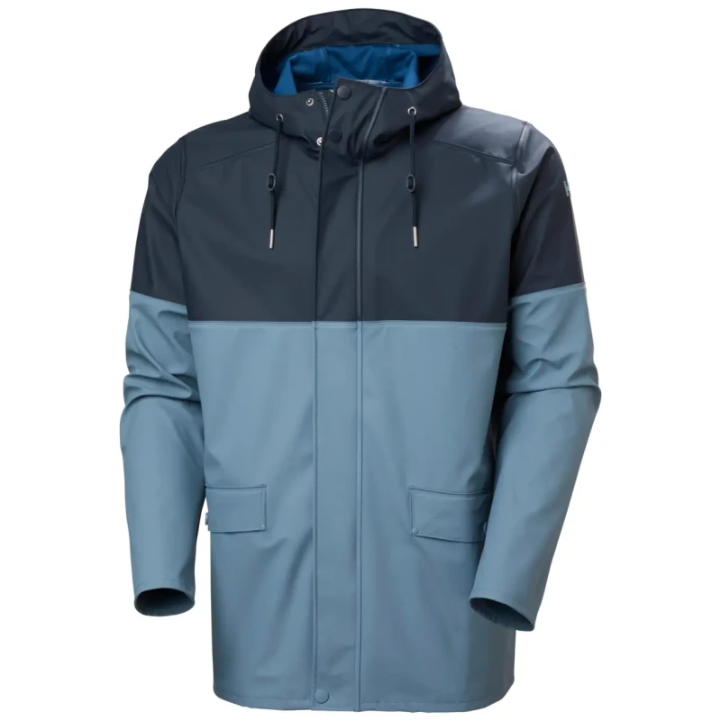 Image of Helly Hansen Waterproof jacket Helly Hansen Moss Block Bleu Male 2XL