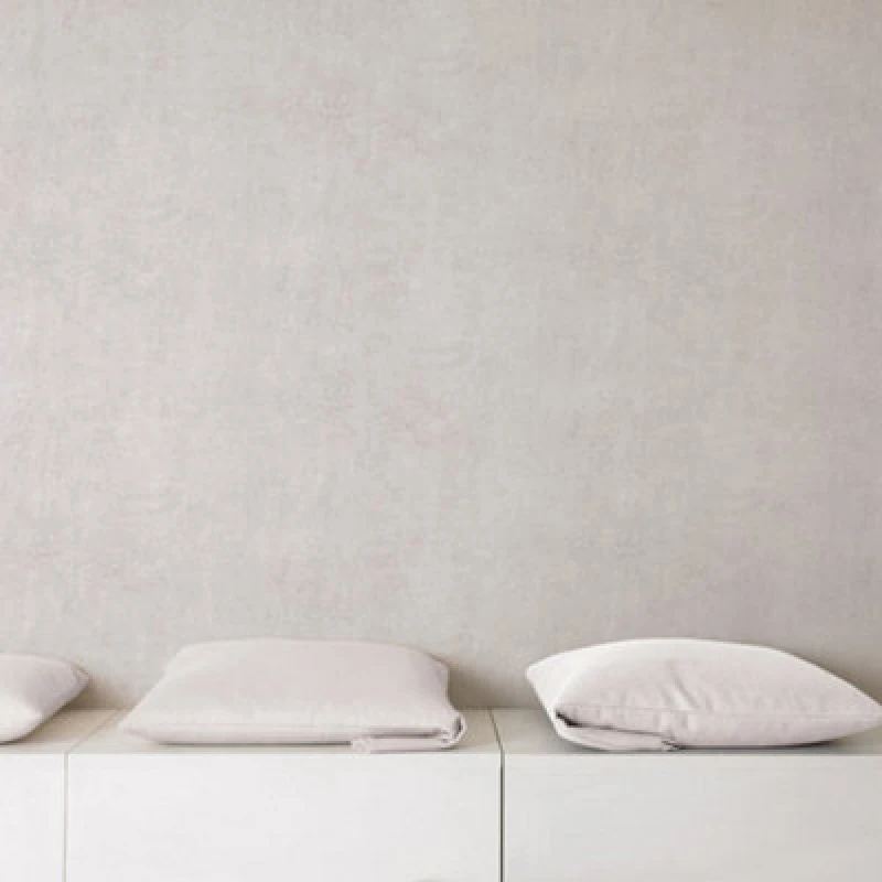 Image of Galerie Natural Fx Silver Grey Plaster Embossed Wallpaper