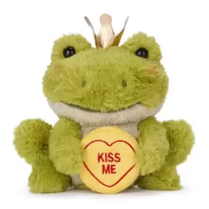 Image of Swizzels Love Hearts 20cm Kiss Me Frog Soft Toy