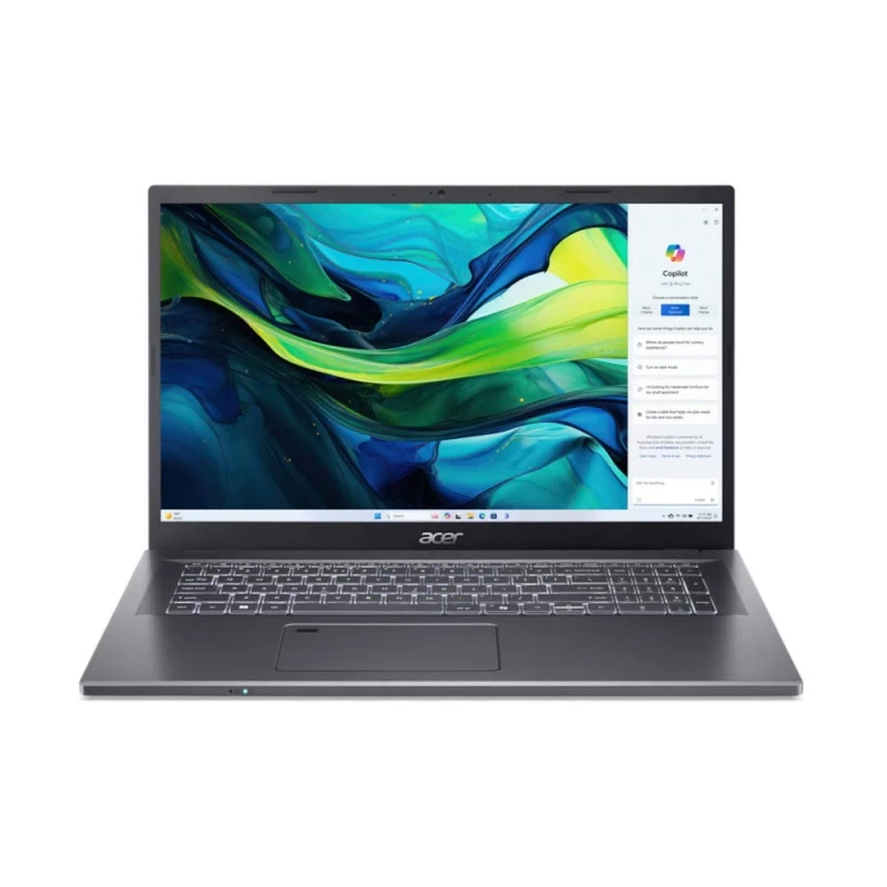 Image of Acer Acer Aspire A17-51M-701D Intel Core 7 150U Laptop 43.9cm (17.3") Full HD 32GB LPDDR5-SDRAM 1TB SSD WiFi 6E (802.11ax) Windows 11 Home Grey NX