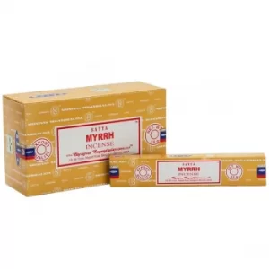 Image of Myrrh Incense Sticks by Satya