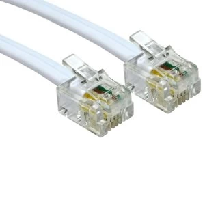 Image of RJ11 (M) to RJ11 (M) 3m White OEM Cable