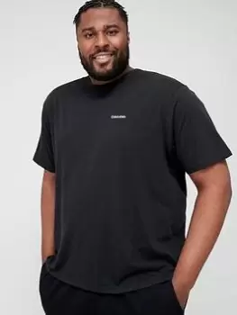 Image of Calvin Klein Modern Cotton Stretch Lounge Plus T-Shirt, Black, Size 2XL, Men