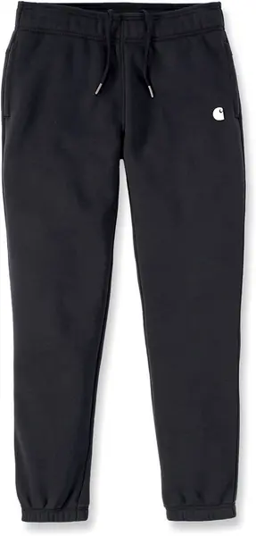 image of Carhartt Relaxed Fit Fleece Ladies Sweatpants, black, Size L for Women