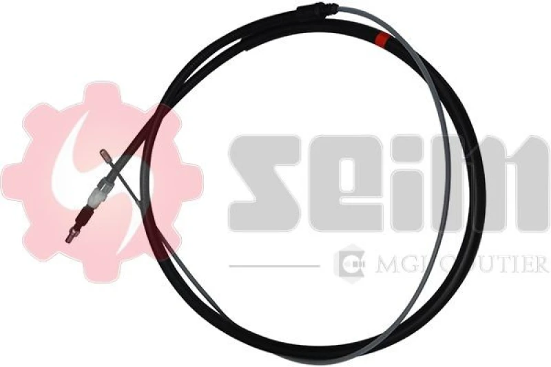 Image of SEIM 555094 Brake Cable Right Rear, 2238/1400mm Cable,parking brake (124)
