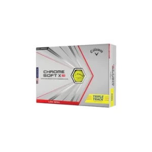 Image of Callaway 2021 Golf Balls Chrmsft X Dash Ylw Trpltrk (Doz)