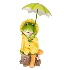 Image of Puddle Frog Sitting Boy Ornament