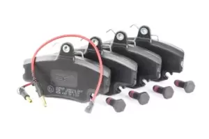 Image of TRW Brake pad set GDB400 Brake pads,Brake pad set, disc brake RENAULT,PEUGEOT,DACIA,TWINGO I (C06_),CLIO II (BB0/1/2_, CB0/1/2_),TWINGO II (CN0_)