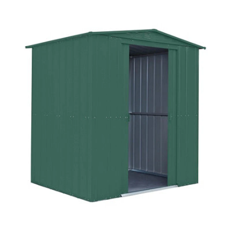 Image of Mercia Globel 6 x 5 Apex Green Metal Shed, Green ESDXL20MET204