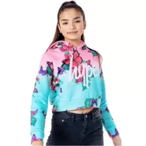 image of Hype Crop Hoodie - Multi