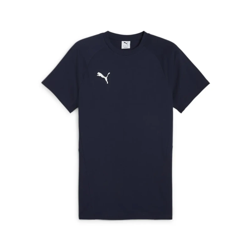 Image of Puma T-Shirt Puma Team Evostripe Bleu Male XS