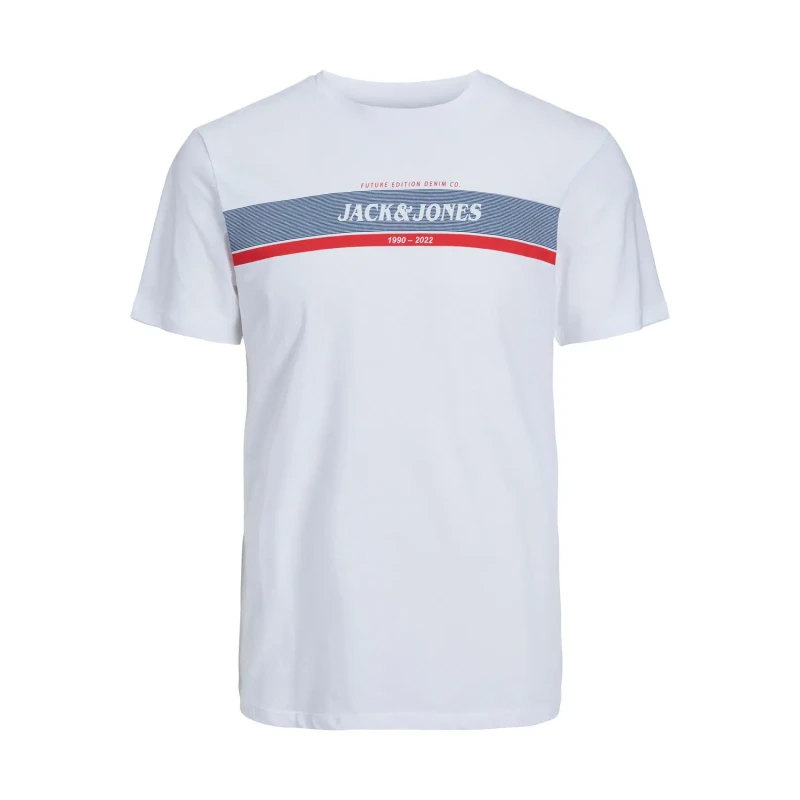 Image of jack & jones Crew neck T-Shirt Jack & Jones Jjalex Blanc Male S