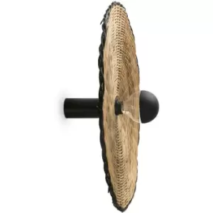 Image of Faro Costas 600 H140 Black, Rattan Wall / Ceiling Lamp