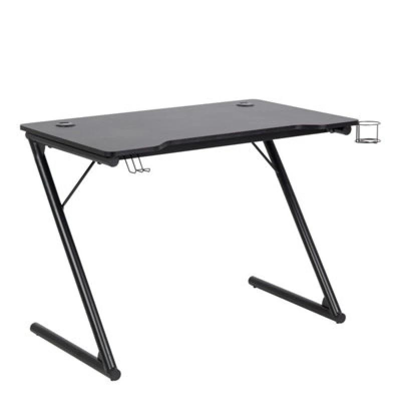 Image of Furniture To Go Trooper Gaming Desk in Black Unisex