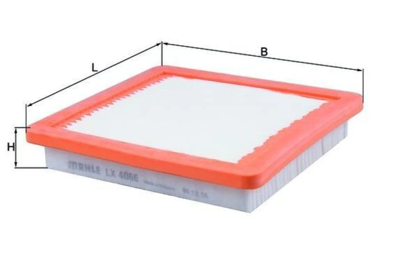 Image of Air filter MAHLE LX 4066