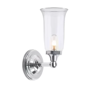 Image of Austen 1 Light Bathroom Wall Light Polished Chrome IP44, G9