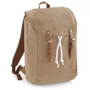 Image of Quadra Vintage Rucksack / Backpack (Pack of 2) (One Size) (Sahara) - Sahara