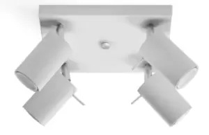 Image of Ring 4 Light Spotlight Cluster White, GU10
