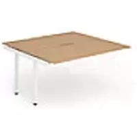 Image of dynamic Computer Desk Evolve Plus BXT12BCHW Beech 1200 mm x 1600 mm x 730 mm