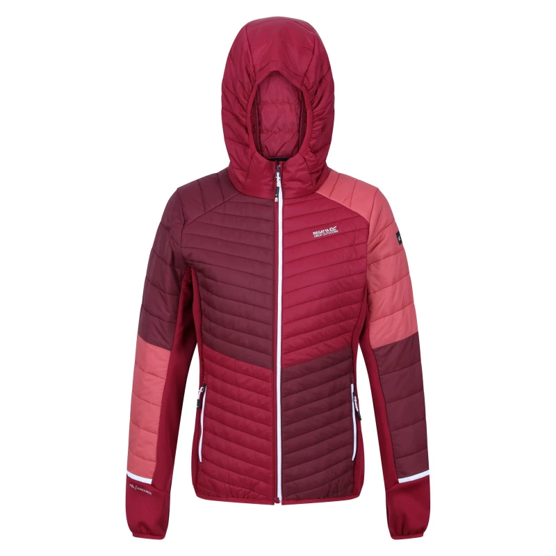Image of Regatta Womens Quilted Weather-Resistant Insulated Puffer Jacket QuiGrn/SlGry female 8 (XS)