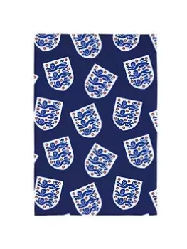 image of England Crest Fleece Blanket, Multi