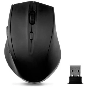 Image of Speedliunk - Calado Silent & Antibacterial 1600dpi Wireless USB Optical Mouse (Rubber/Black)