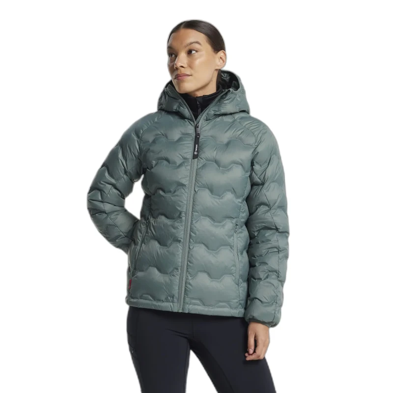 Image of Womens Tenson TXlite Shibui Patterned Quilted Jacket Gris Female XS