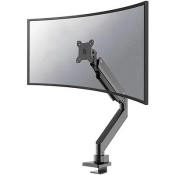 image of Neomounts by Select NM-D775BLACKPLUS Full Motion Desk Mount (clamp & grommet) for 10-49" Curved Monitor Screens, Height Adjustable (gas spring) - Blac