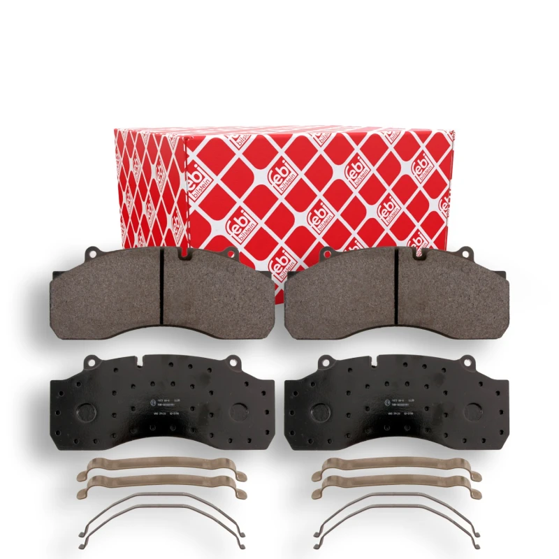 Image of FEBI BILSTEIN 16635 Brake pad set Rear Axle, excl. wear warning contact Brake Pad Set,disc brake (402)