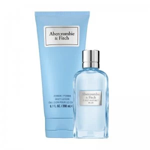 image of Abercrombie & Fitch First Instinct Blue Gift Set 50ml Eau de Parfum + 200ml Body Lotion