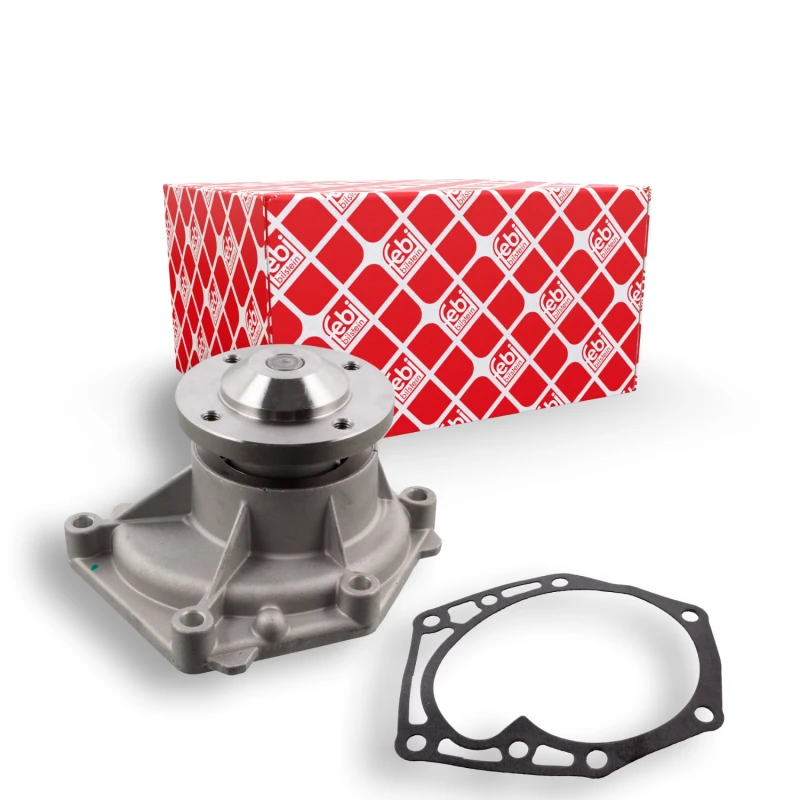 Image of FEBI BILSTEIN 21552 Water pump Aluminium, with gasket/seal Aluminium Water Pump (1260)