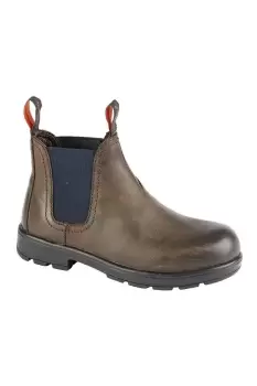 Image of Waxy Leather Ankle Boots