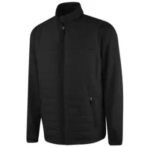 image of ISLAND GREEN MENS HEAT WELD PADDED JACKET BLACK Large