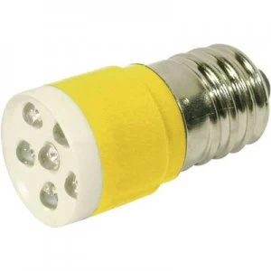 Image of LED bulb E14 Yellow 24 Vdc 24 V AC 1050 mcd CML
