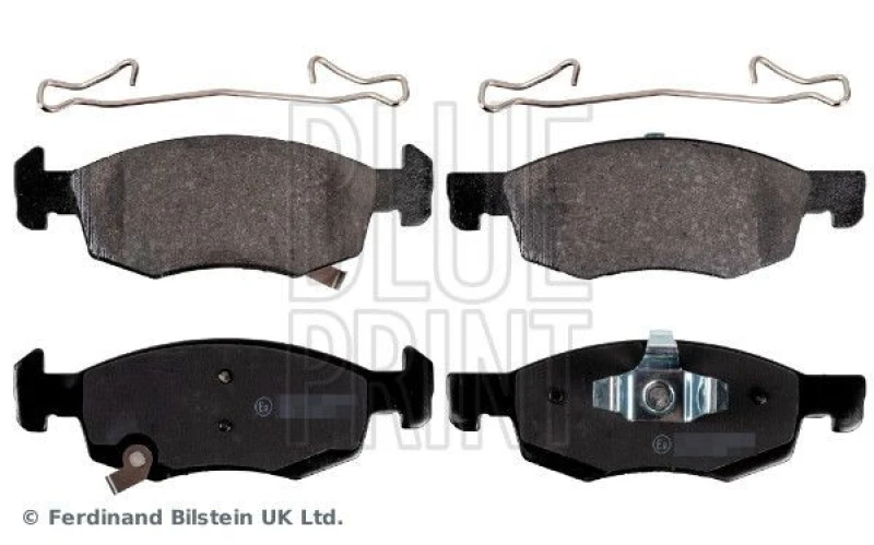 Image of Blue PRINT Brake pad set Blue PRINT ADW194222