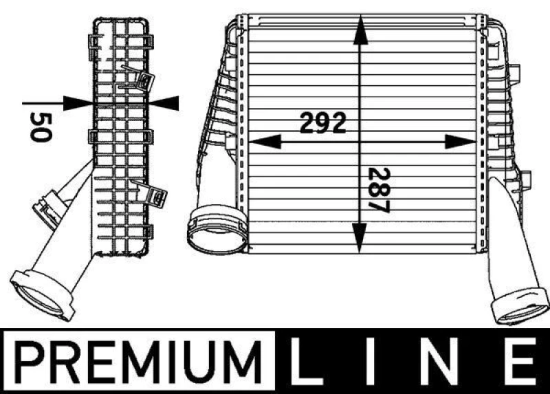 Image of Intercooler MAHLE CI 141 000P