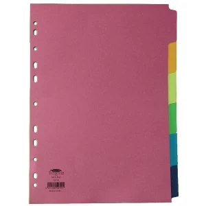 Image of Concord Bright Subject Divider A4 6-Part Ass