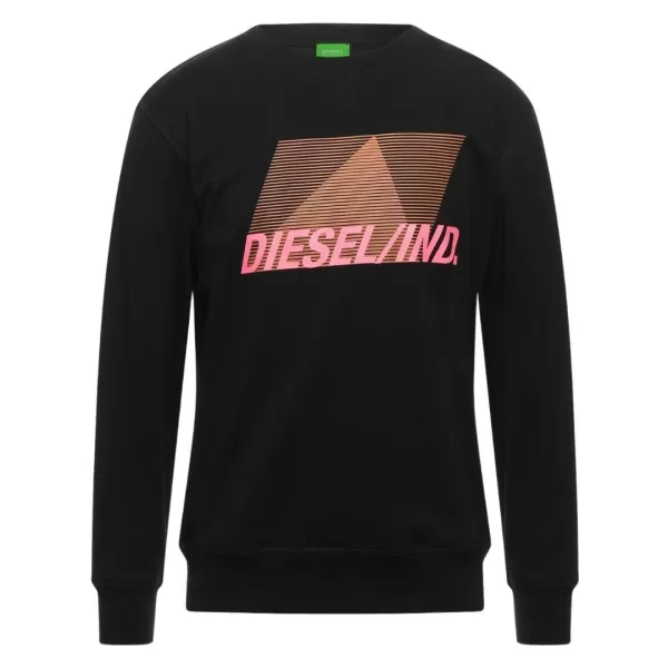 image of Diesel 00S0ER-0BDAM-900 mens Sweatshirt in Black. Sizes available:S,M,L,XL