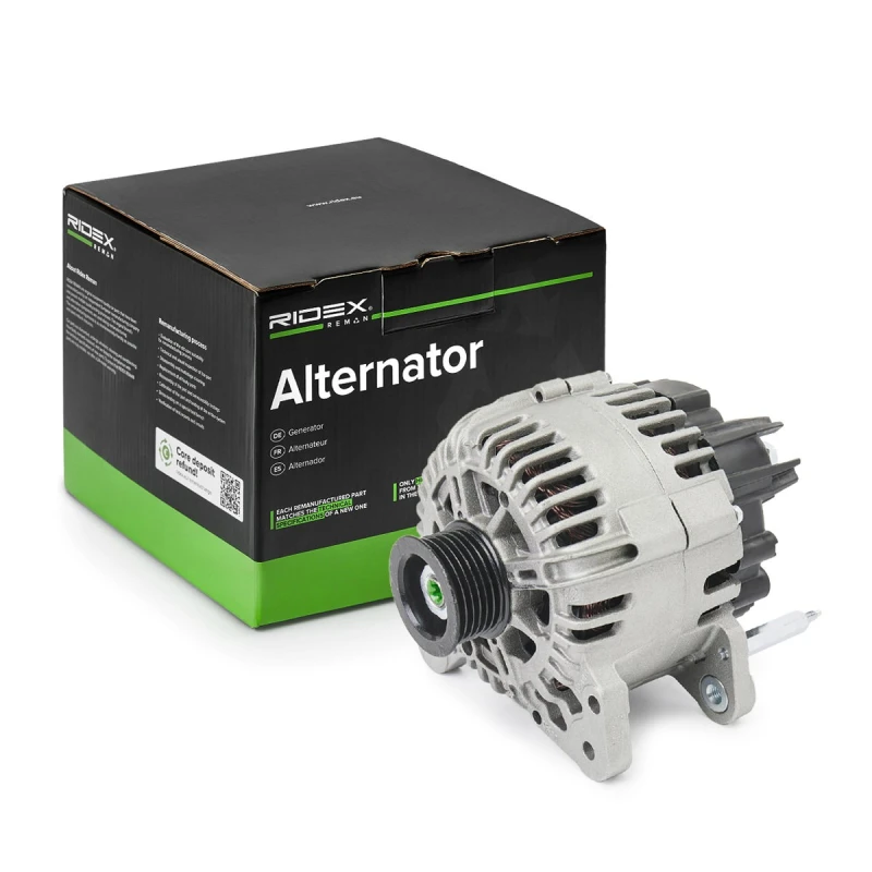 Image of RIDEX REMAN 4G0379R Generator Alternator Charging Current: 110A, Voltage: 12V Alternator (4)