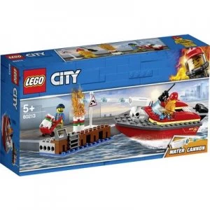 Image of 60213 LEGO CITY Fire department at the harbor