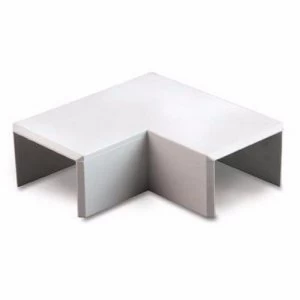 Image of Zexum 38mm x 16mm Mini Trunking Accessories - Flat Angle