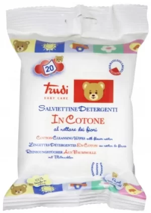 image of Trudi Baby Care Cleansing Wipes Cotton 20 Pieces