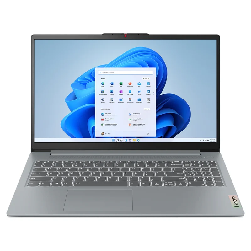 Image of Lenovo IdeaPad Slim 3 15.6" Laptop - Intel N, 128GB eUFS, 4GB RAM - Grey