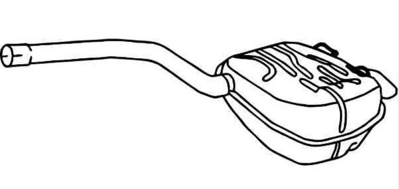 Image of Rear silencer VEGAZ VOS-174