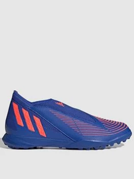 Image of adidas Junior Predator Laceless 20.3 Astro Turf Football Boots - Blue Size 1