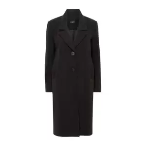 Image of James Lakeland Lapel Collar 2 button Coat - Black