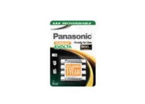 Image of Panasonic 900mAh NiMh AAA Nickel-Metal Hydride (NiMH)