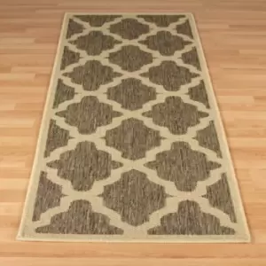 image of Oriental Weavers Moda Trellis Grey Rug - 160x225cm