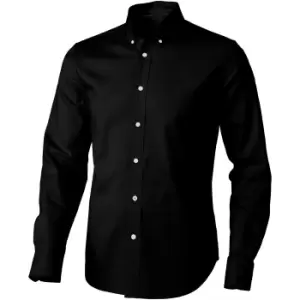 image of Elevate Vaillant Long Sleeve Shirt (L) (Solid Black)